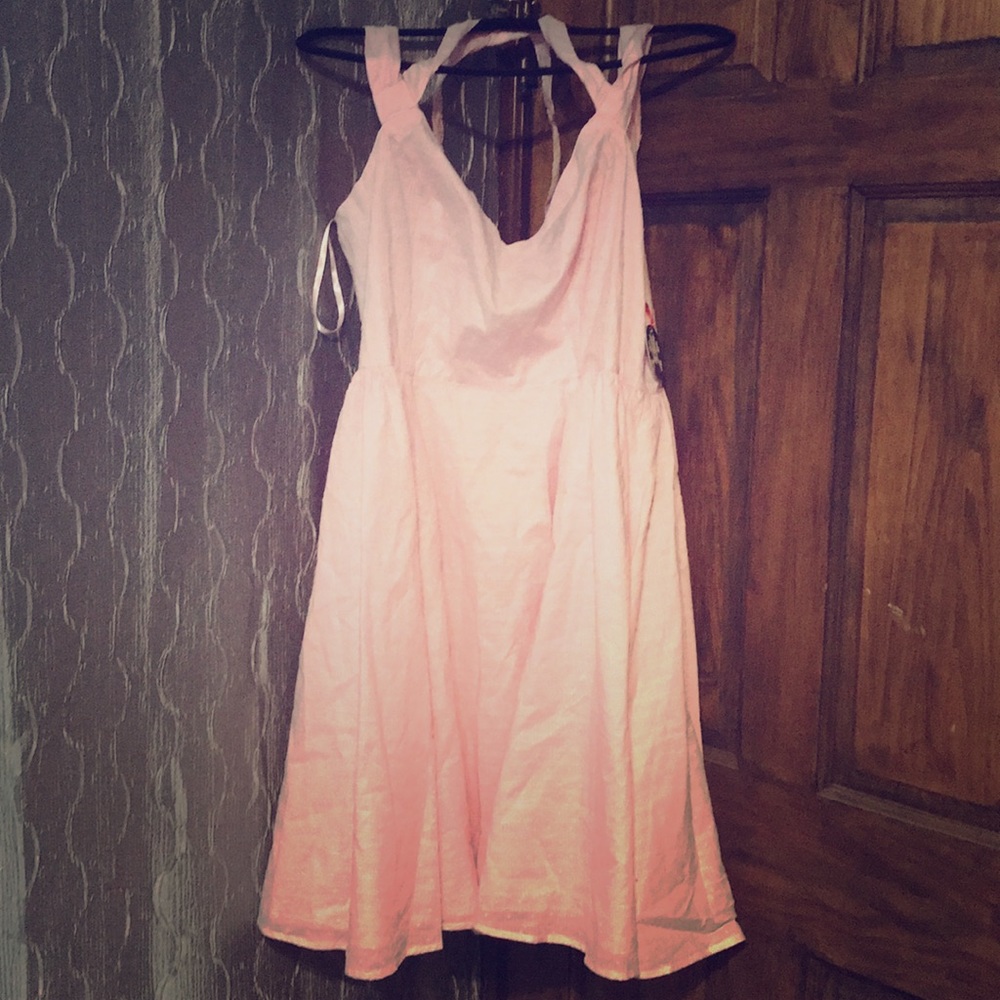 NWT!! Hell Bunny Pink dress Sz16